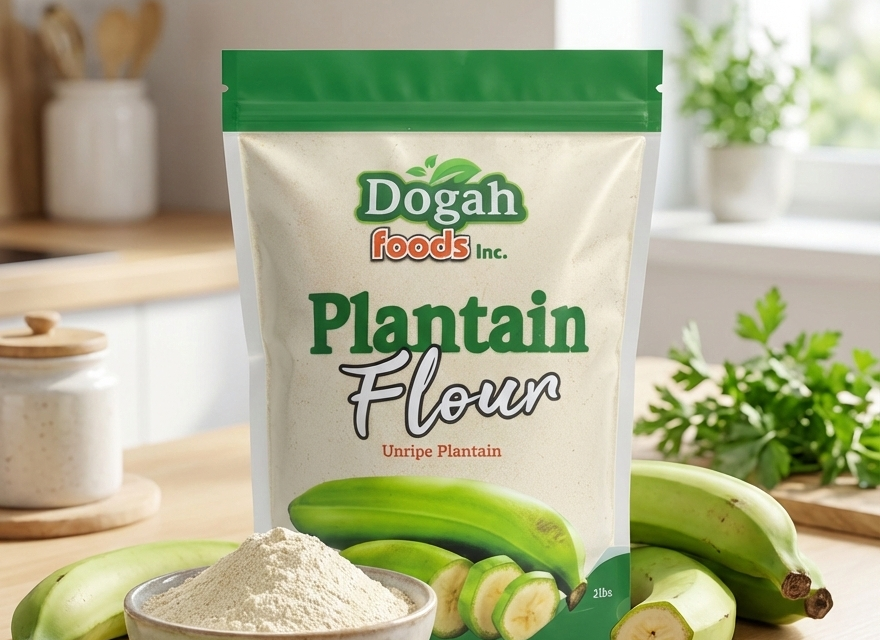 Dogah Foods Plantain Flour for healthy gluten-free meals and baking
